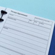Therapy appointment Insert for disc planners