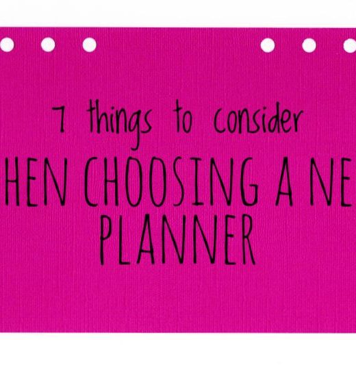 Choosing a new planner