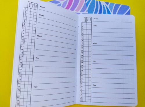 Period tracker notebook