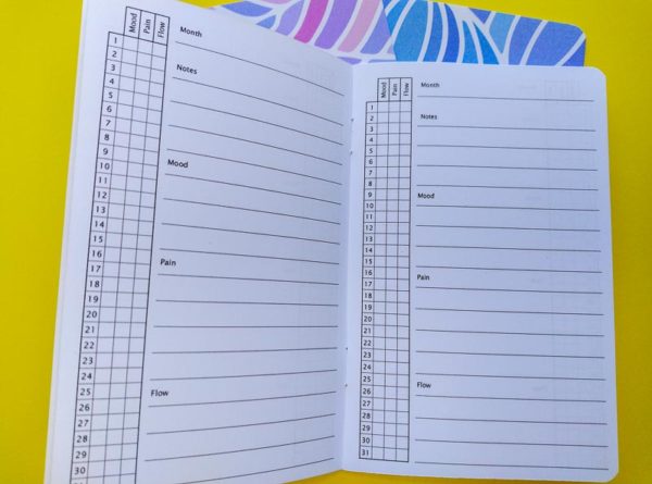 Period tracker notebook