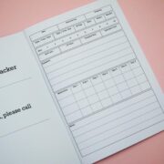 Close up of Symptom Tracker page layout
