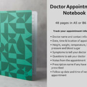Doctor appointment notebook