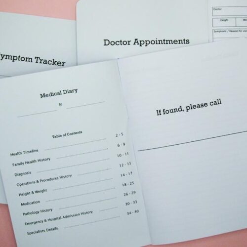 Medical Diary Notebook