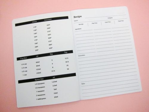 Recipe Notebook • My Idle Moments