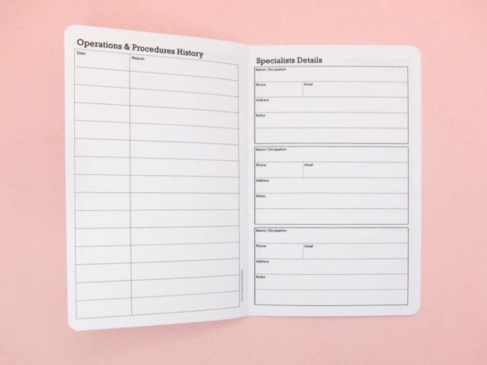 medical-information-notebook-my-idle-moments