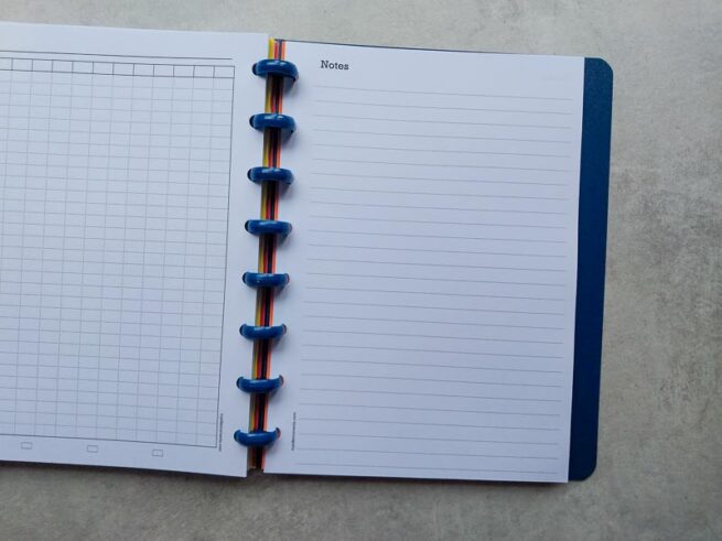NDIS diary extra notes pages