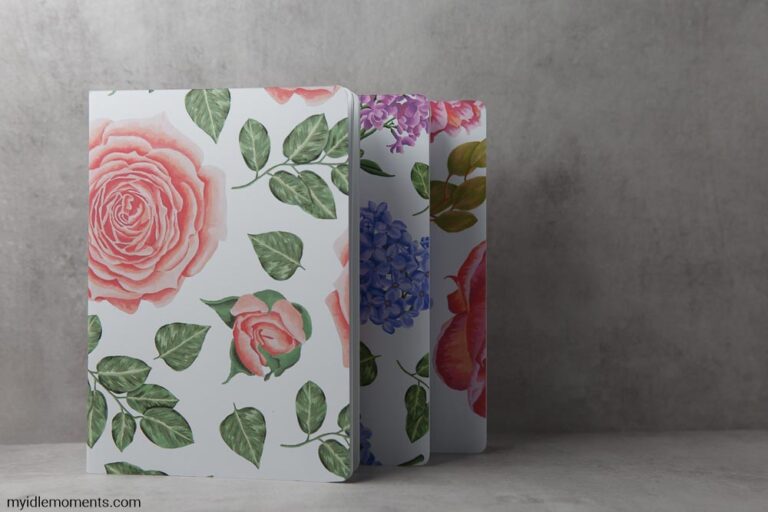 Floral Print Cover Notebooks - Image 7