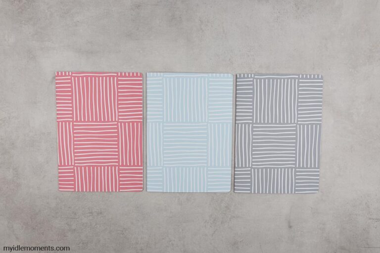 Line Pattern Cover Notebooks - Image 5
