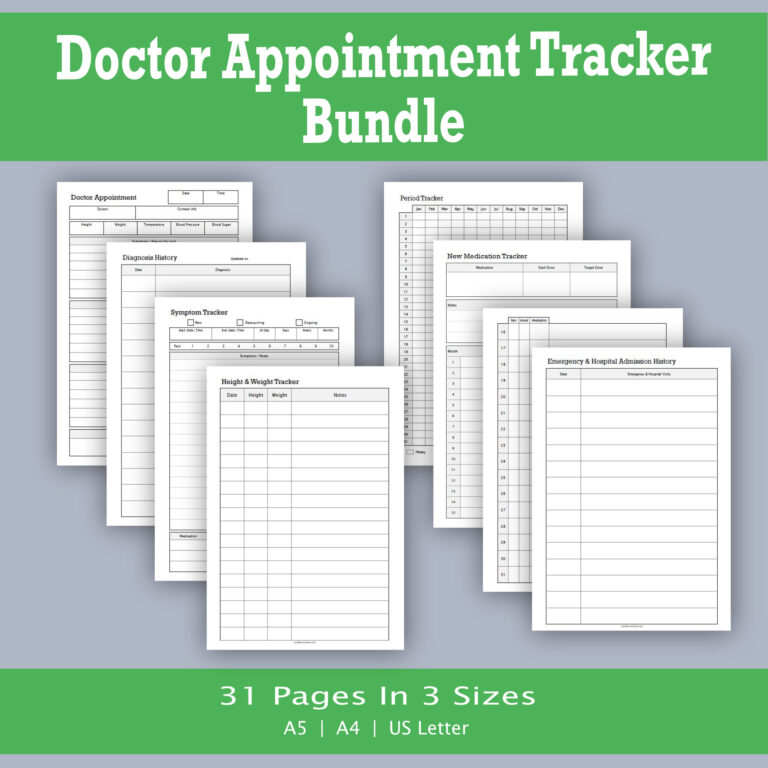 Doctor Appointment Tracker Bundle