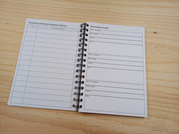 Coil bound A5 Medical Planner