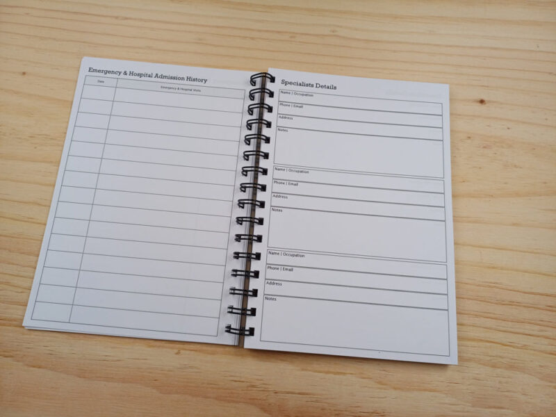Coil bound A5 Medical Planner