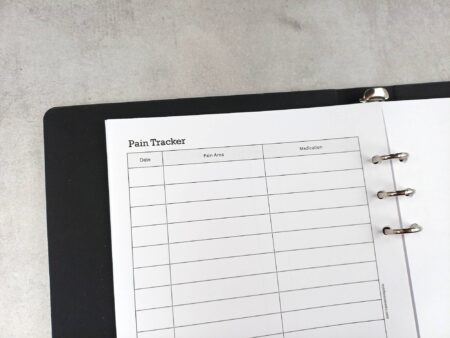 Pain Tracker List Printable