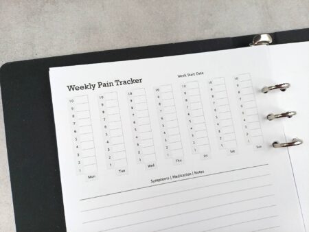 Weekly pain tracker