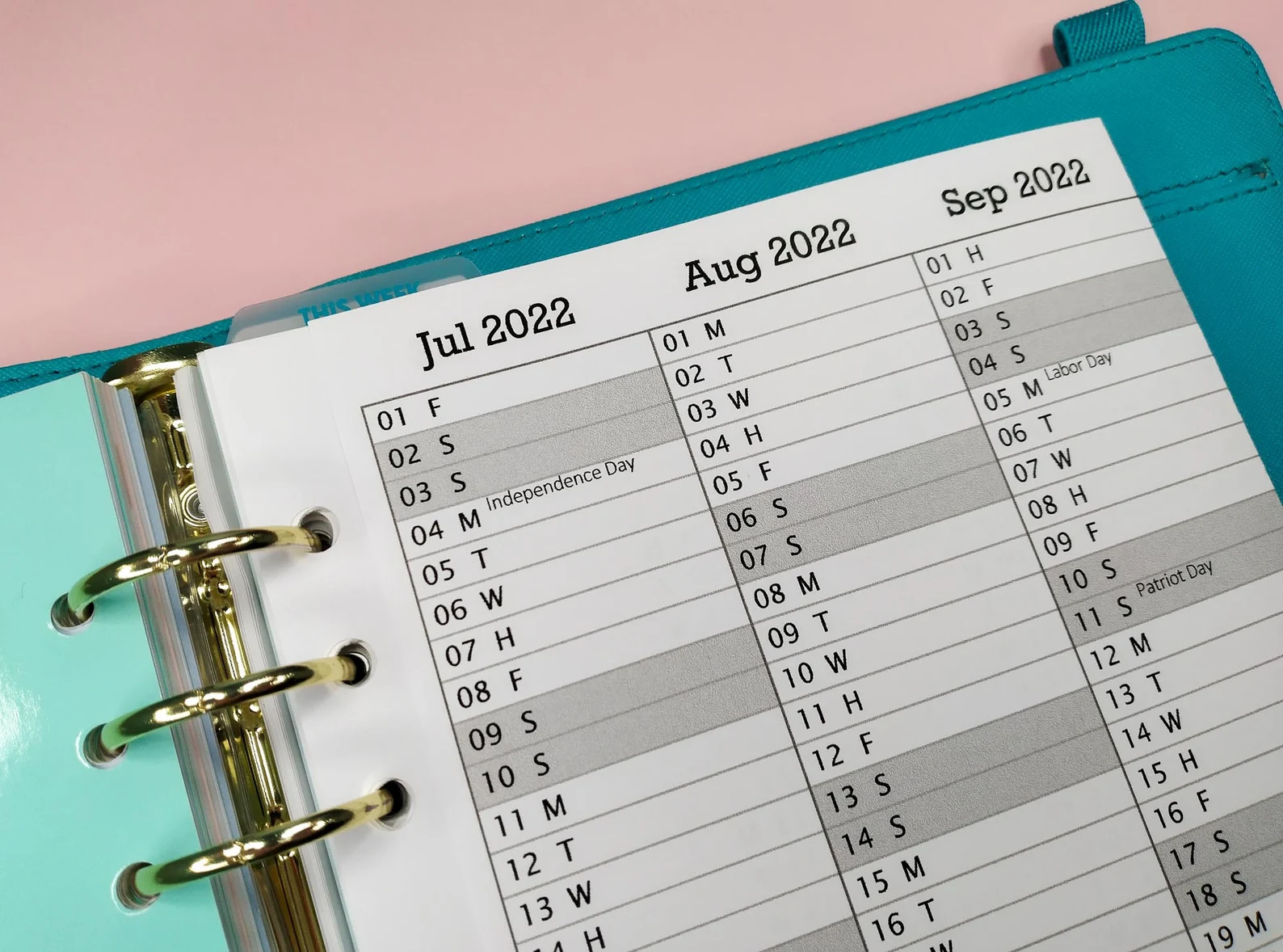 2 Year at a glance calendar printable ( 2026 - 2027 ) - Image 3